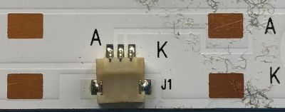 KIT DE LED'S PARA TV INSIGNIA (3 PIEZAS) / NUMERO DE PARTE LED39D07-ZC26AG-05D / 30339007043D / 39000M82 / 220112BB04 / E78030 / PANEL LC390TA2A 2B / MODELO NS-39DF310NA21 - Imagen 3